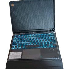 Beleuchtete Tastatur Hülle mit Stifthalter für iPad 10 QWERTZ 10. Gen 10.9" NEU