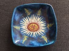 Hindelanger Keramik Wandteller * signiert * 60er Jahre ca.15x15 cm