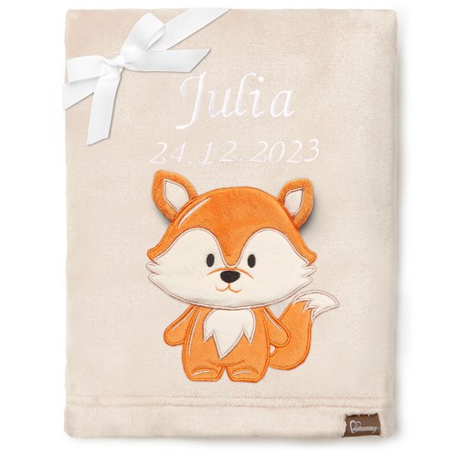 Personalisierte babydecke mit - personalisierte,