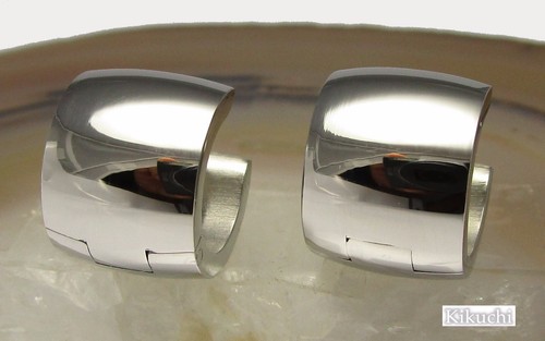 Ohrringe titan edelstahl - 2x, titan-