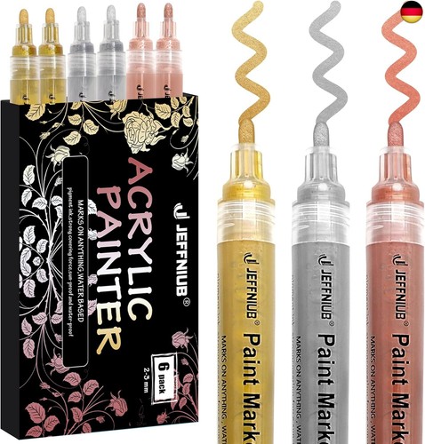 Acrylstifte gold silber und - gold,