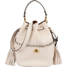 Coach Pebbled Leather Dinky