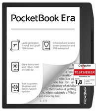 PocketBook Era 16GB Silber USB-C WiFi Bluetooth 7"eINK SMARTlight eReader IPX8