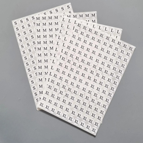 150 kleidergrößenetiketten - 150,