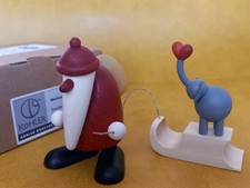 Björn KÖHLER Weihnachtsmann +Elefant auf Schlitten, Sonderedition  2025, NEU/OVP