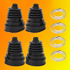 4x UNIVERSAL ACHSMANSCHETTEN-SATZ "weich" FALTENBALG ANTRIEBSWELLE PKW AUTO