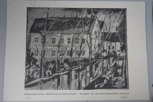Mischtechnik kunstdruck helmut - mischtechnik,