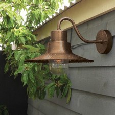 Messing Loft Retro Industrial Wandleuchte Leuchter Außenlampe Garten IP44