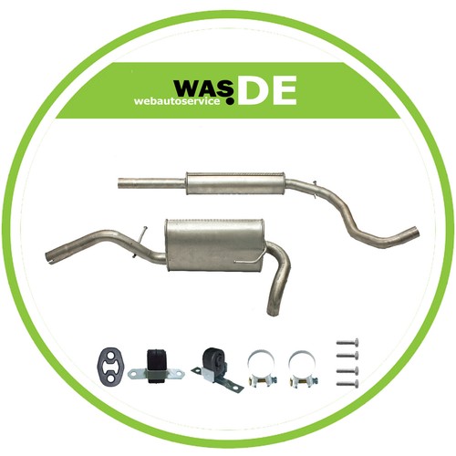 Komplette auspuffanlage - auspuffanlage, vw