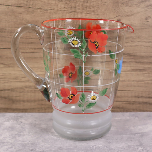 Vintage glaskrug kanne - vintage,