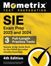 SIE Exam Prep 2023 and 2024 - 3 Full-Length Practice Te - Paperback NEW Bowling,