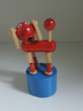 Hund,Höhe 11,5 cm,Wackeltier,Druckfigur,Holz, 60er Jahre