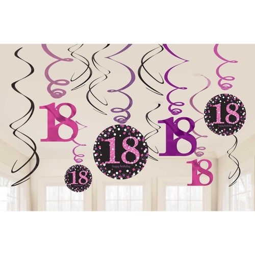 Geburtstag party swirl - geburtstag,