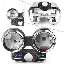 Instrument Tacho Drehzahlmesser Abdeckung Chrom für KAWASAKI ZRX400 2001-2008