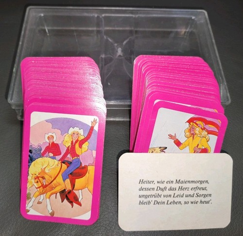Vintage barbie fleißkärtchen - vintage,