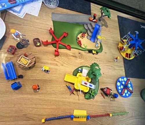 Playmobil spielplatz konvolut - spielplatz,