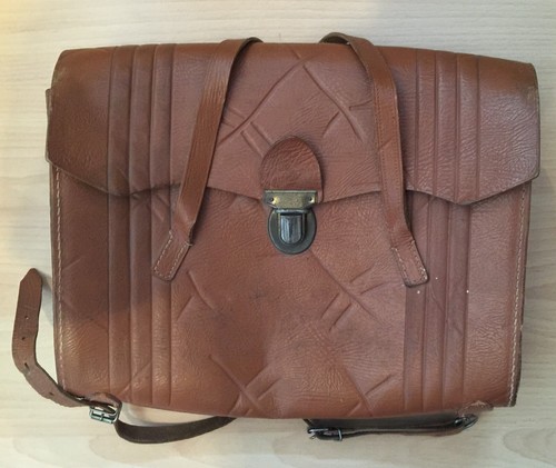 50er jahre ledertasche - jahre,