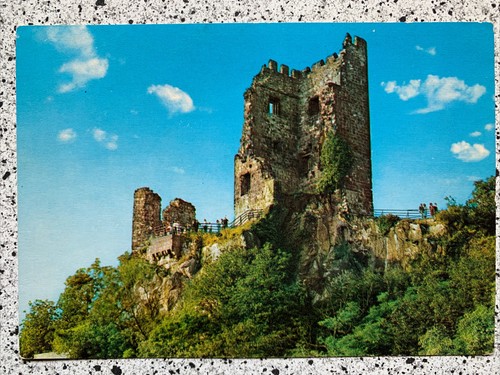 Ansichtskarte burgruine - ansichtskarte,,