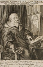 A. KOHL (1624-1657), Jurist Leonhart Wurffbain,  1654, Kupferstich Barock