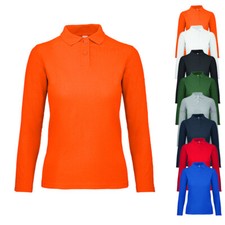 B&C Damen Langarm Polo