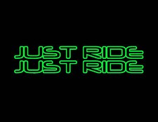 Just ride decal stickers bmx - ride,