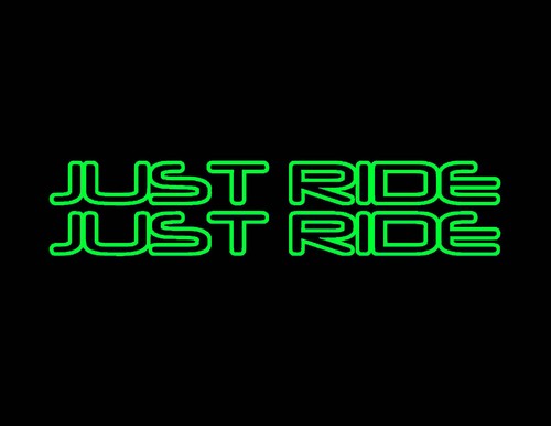 Just ride decal stickers bmx - ride,