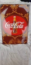 Schweres altes COCA-COLA Emailschild 51 X 35 cm Gebrauchsspuren wohl 70er