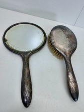 Handspiegel Haarbürste Set