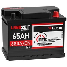 LANGZEIT EFB Batterie 65Ah 12V