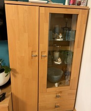 Wohnwand Vitrine Schrankwand