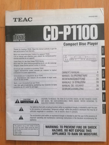 Hifi beschreibung teac - -,