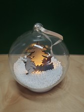 Star Trading FOREST FRIENDS, Glaskugel mit LED