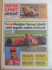 MOTOR SPORT aktuell 21-27.2. 9 - 1996 Ferrari Jürgen Fuchs Motorrad GP Kocinski