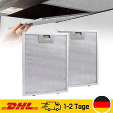 2 Stück Fettfilter Metallfettfilter Gitter passend für Dunstabzugshaube 32x26cm