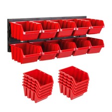 Werkstatt wandregal mit boxen - wandregal,