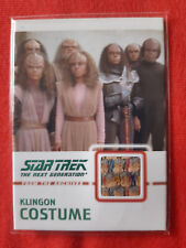 Star Trek 40th Anniversary C11 Klingon Costume Costume/Relic Card