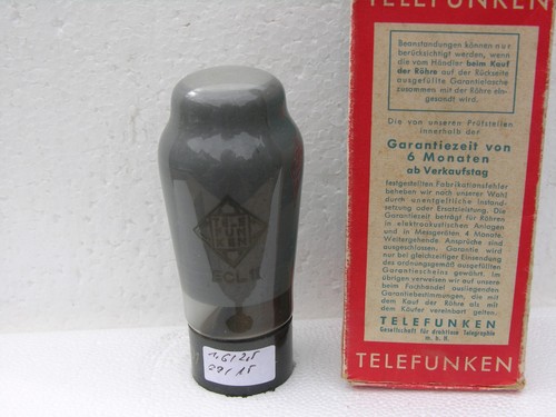 Ecl11 stahl röhre telefunken - stahl,
