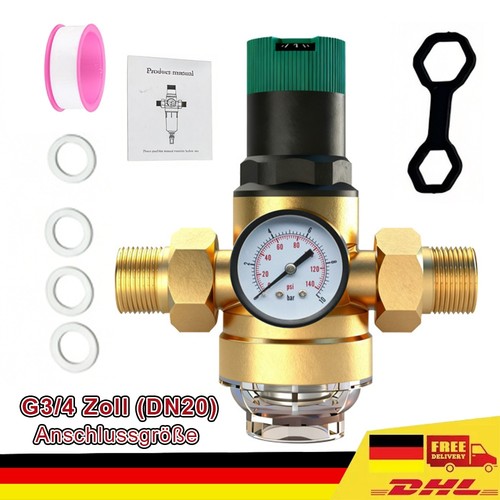 Druckminderer wasser - druckminderer, 3/4''
