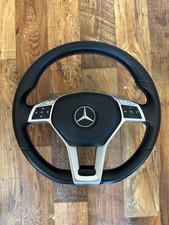 Mercedes AMG Sportlenkrad Leder mit Airbag Original W176 W204 C117 – Multifunkti