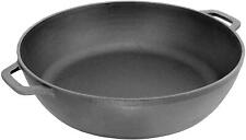 Gebrauchte Gusseisen Pfanne Servierpfanne Bratpfanne Schmorpfanne 28cm cast iron