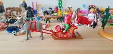 Playmobil Konvolut XXL Weihnachtsmann, Auto, Ritter, Pferde, Postbote uvm. TOP