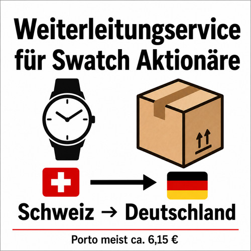 Swatch aktionärsuhr - swatch,