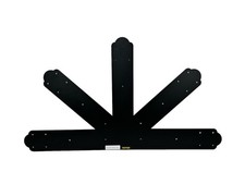 VEVOR Flachverbinder  Giebelplatte Holzverbinder Lochplatte Edelstahl 920x520 mm