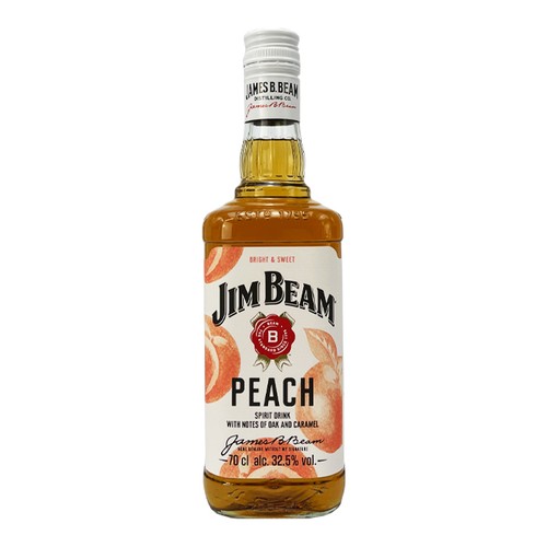 Jim beam peach whiskey - jim, peach,
