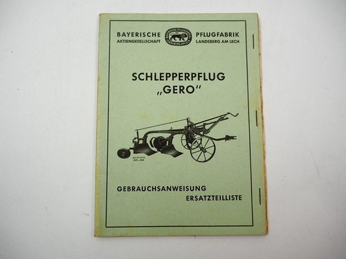 Bayerische pflugfabrik pflug - bayerische,