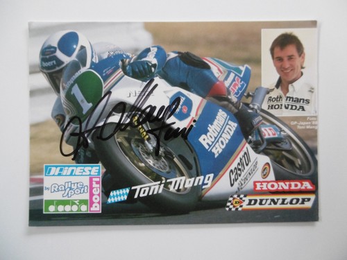Anton toni mang autogramm - "toni",