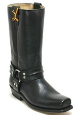 20 Bikerstiefel Motorradstiefel Boots Chopper Cruiser Leder 20001 Buffalo 35