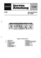 Service Manual-Anleitung für Grundig XV 5000 