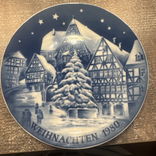 Wandteller weihnachten 1980 - wandteller, 1980-