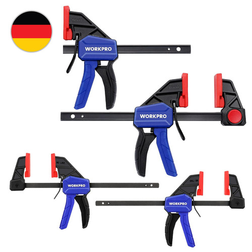 Workpro einhandzwingen set - set, 4